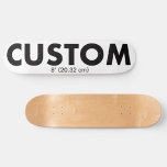 Planche de skateboard personnalisée 8 pouces (20,3<br><div class="desc">Faites, concevez, créez votre propre Skateboard Deck personnalisé - 8" (20.32 cm). Ajouter les roues et les camions option. Planche à roulettes personnalisée en USA Maple de 7 plis, cadeau pour un skateboarder et pour l'anniversaire, cadeaux de Noël, faveurs de mariage, et sports promotionnels d'affaires, l'école et les loisirs collégiaux....</div>