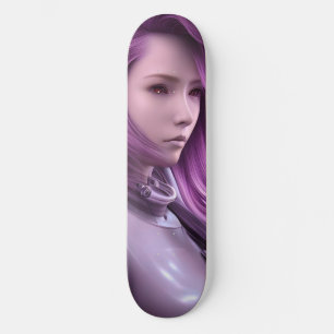 Planche de skateboard pour filles robots