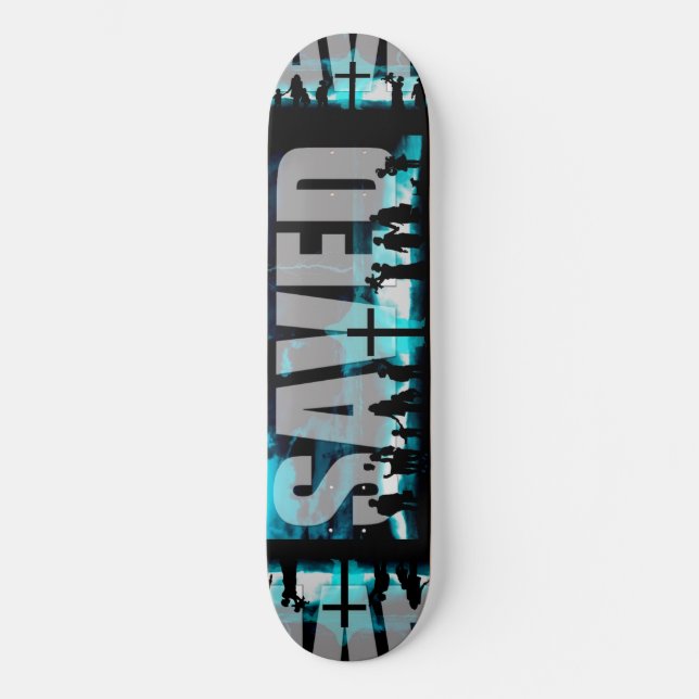 Planche de skateboard Saved Christian Logo (Recto)