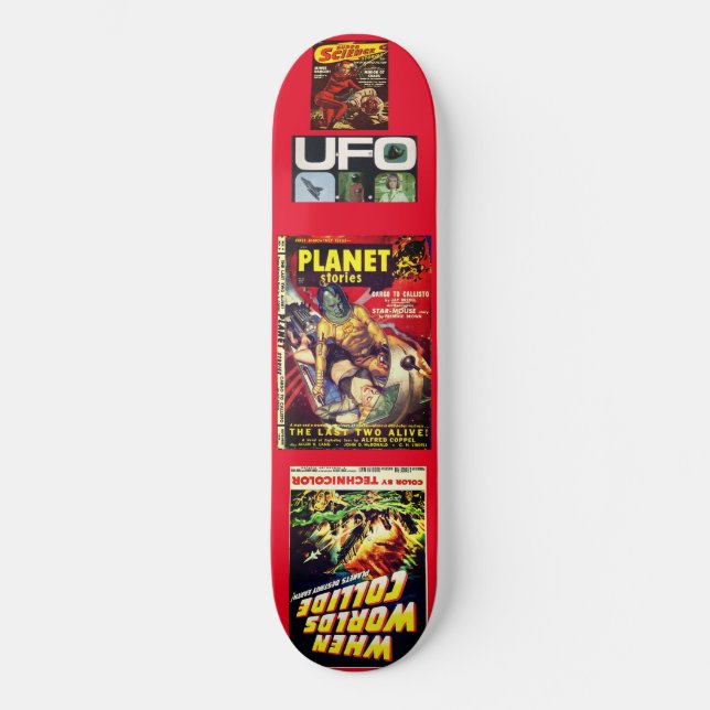 Planche de skateboard SCI FI UFO  JMT8 1/4" (Recto)