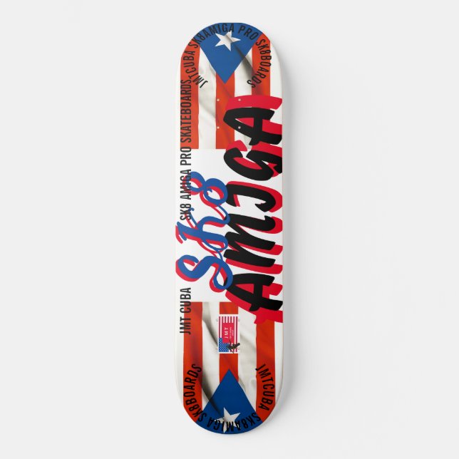 Planche de skateboard SK8 AMIGA JMT CUBA 8 1/4" (Recto)