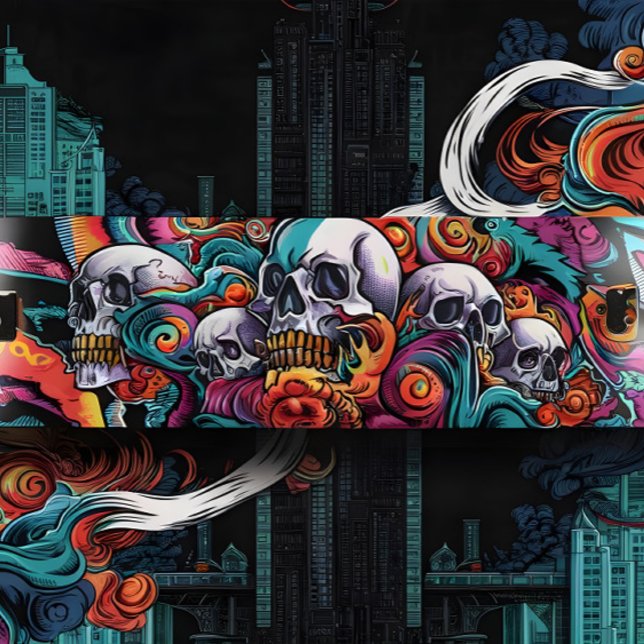 Planche de skateboard Urbain Ukiyo-E | Imaginaire  (Créateur téléchargé)