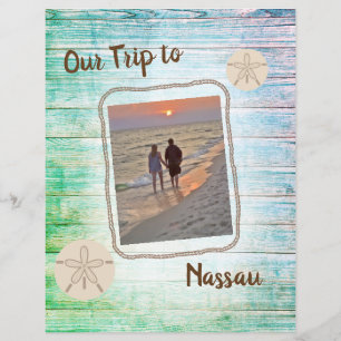 Planche de vacances en détresse pour album photo