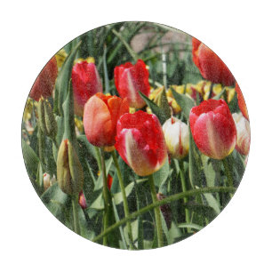 Planches à découper Tulipes Rouges Jardin Tulipe d