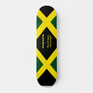 Planches à roulettes de drapeau de la Jamaïque