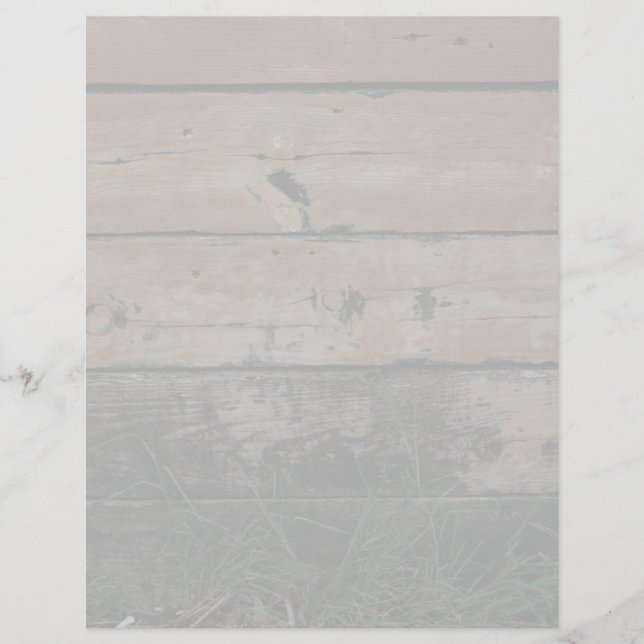 Planches en bois avec algues herbacées photo (Devant)