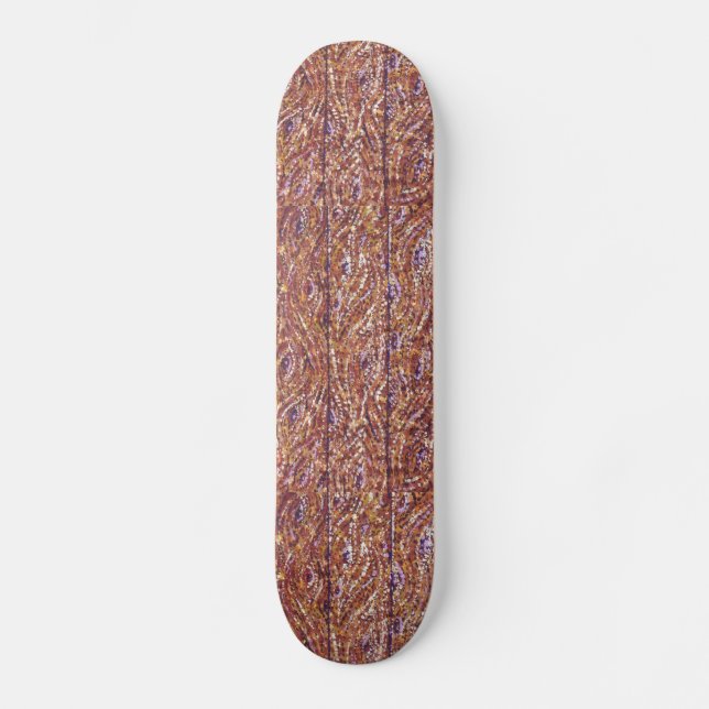 Planches en bois Pointillisme Skateboard (Recto)