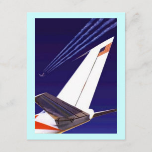 PLANE TAILS & TRAILS INVITATION FÊTE EZ2PERSONNALI