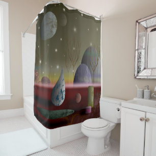 Planète De Formes Douche Rideau
