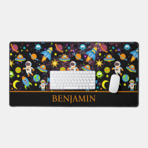 Planète de fusée spatiale Noire