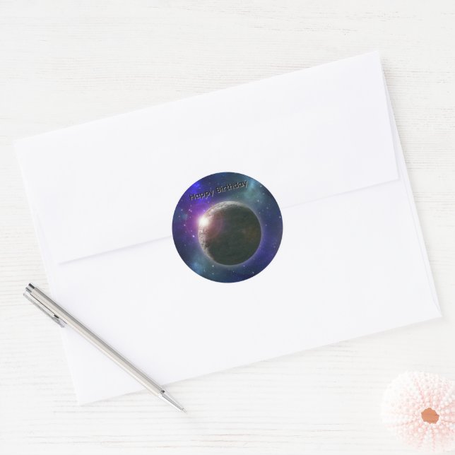 Planète de rêves, Autocollants d'anniversaire (Enveloppe)
