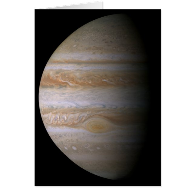 Planète géante gazeuse Jupiter et lune galiléenne  (Devant)