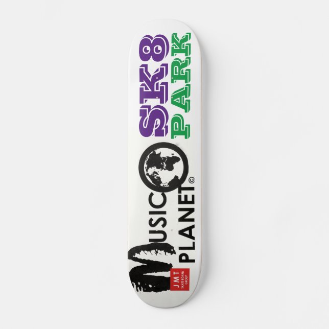 PLANÈTE MUSICALE PARC SK8 Skateboard (Recto)