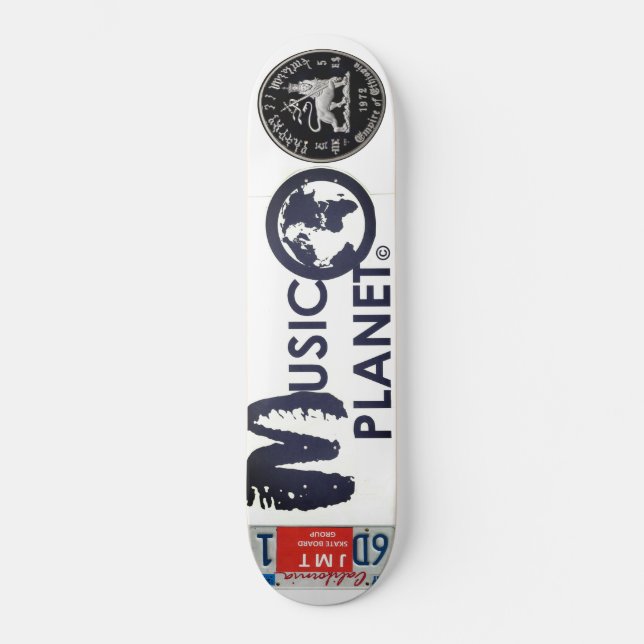 PLANÈTE MUSICALE Skateboard (Recto)
