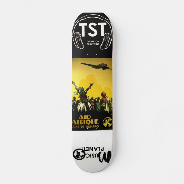 PLANÈTE MUSIQUE  / TST Skateboard (Recto)