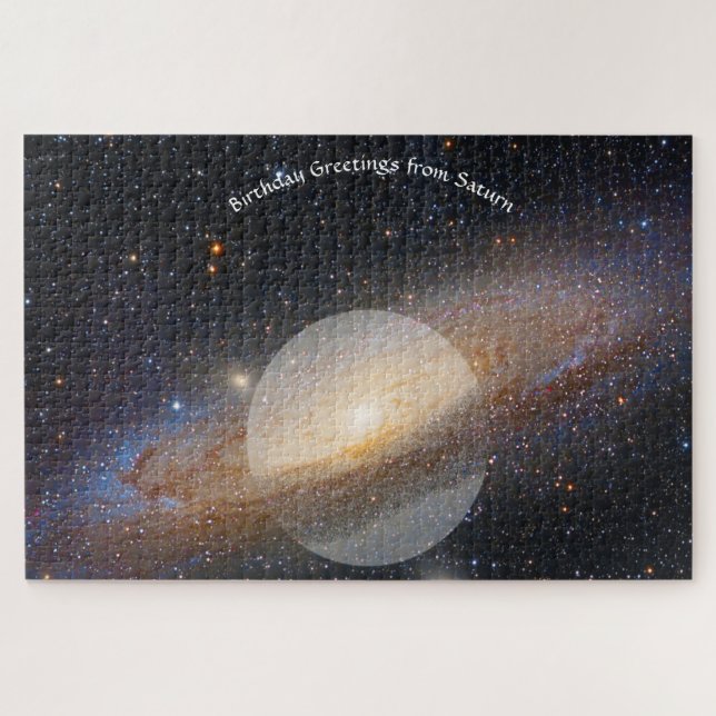 Planète Saturn Jigsaw Puzzle (Horizontal)