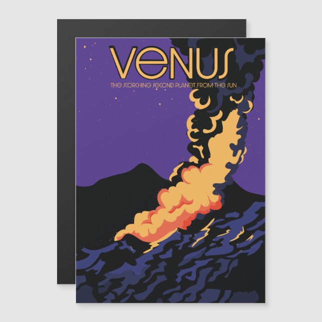 Planète Vénus espace art (Devant / Derrière)