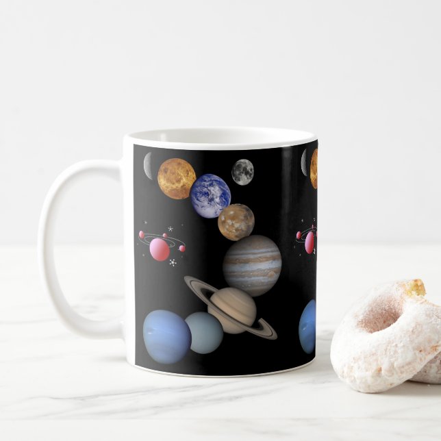 planètes de tasses (Avec donut)