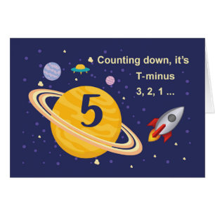 Planètes du 5ème anniversaire dans l'espace avec f