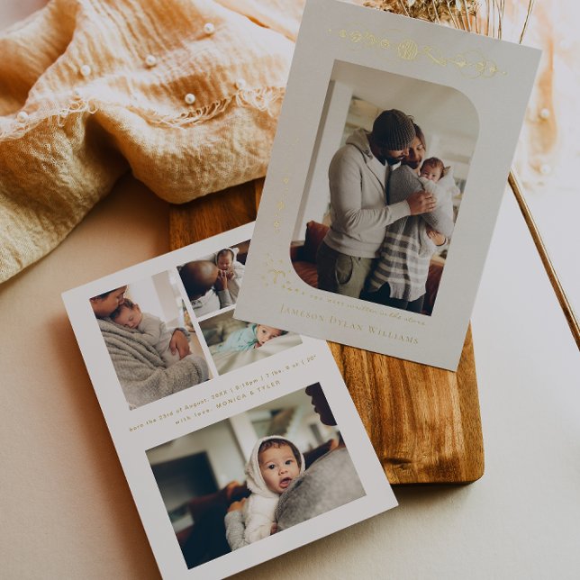 Planètes et étoiles Zodiac | Faire-part de naissan (Créateur téléchargé)