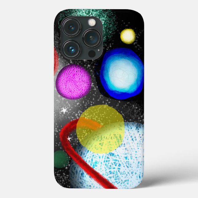 Planètes galaxie système solaire Coque-Mate coque  (Verso)