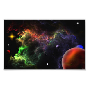 Planétoïdes - Nebula Cluster H Photo agrandissemen