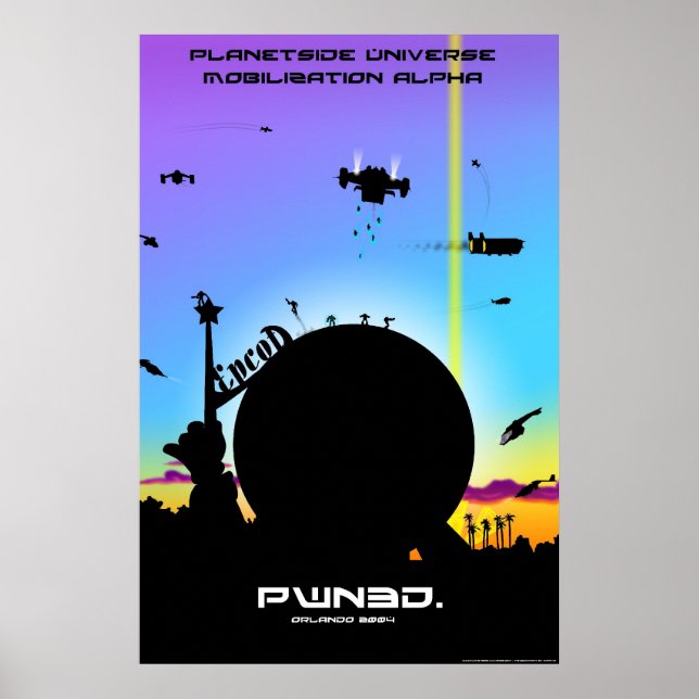 PlanetSide Universe Mobilisation Alpha Poster (Devant)