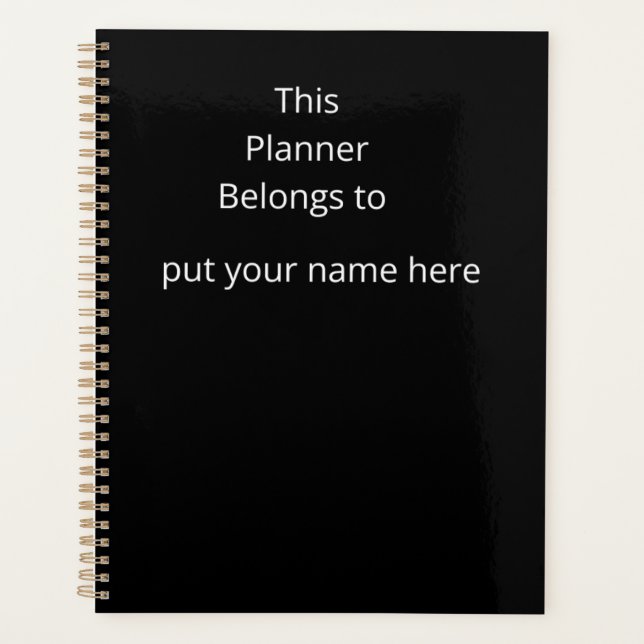 Planificateur (Devant)