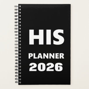 Planificateur 2026 pour hommes Son planificateur p