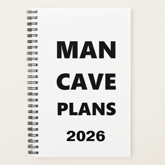 Planificateur 2026 pour les plans de la grotte d'h (Devant)