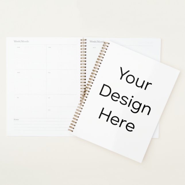Planificateur 21,59 cm x 27,94 cm Couverture rigid (Devant avec enveloppe)