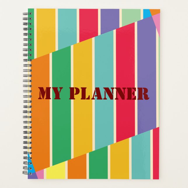 Planificateur à bandes multiples (Carnet). (Devant)