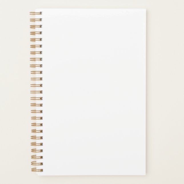 Planificateur à couverture rigide en forme de tass (Devant)