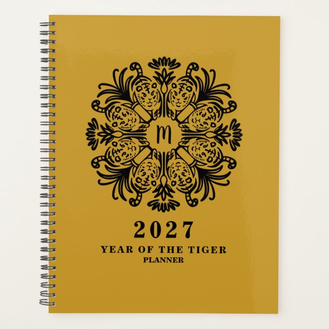 Planificateur Année du Tigre 2027 (Devant)
