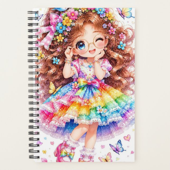 Planificateur annuel 12 mois mignon et amusant (Devant)