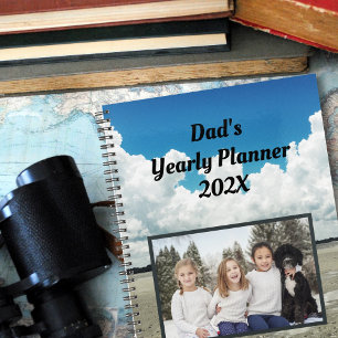 Planificateur annuel de famille avec modèle de pho