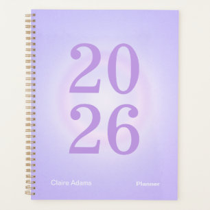Planificateur annuel grand format Aura Violet