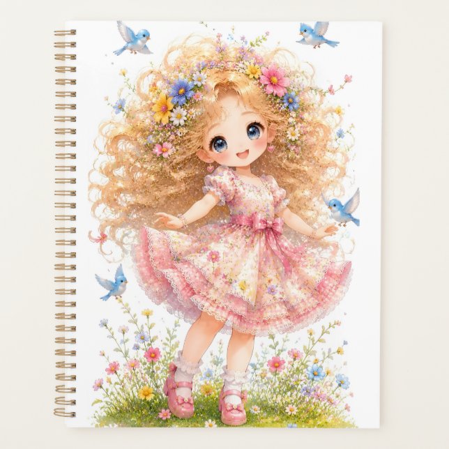 Planificateur annuel mignon de 12 mois (Devant)