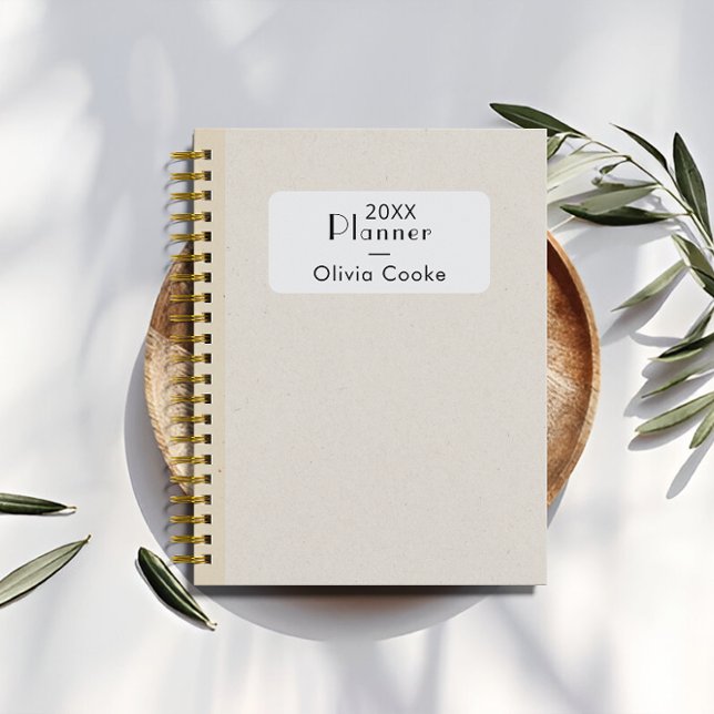 Planificateur Annuel Personnalisé Boho Avec Nom Pe (Boho Personalized Yearly Planner With Custom Name)