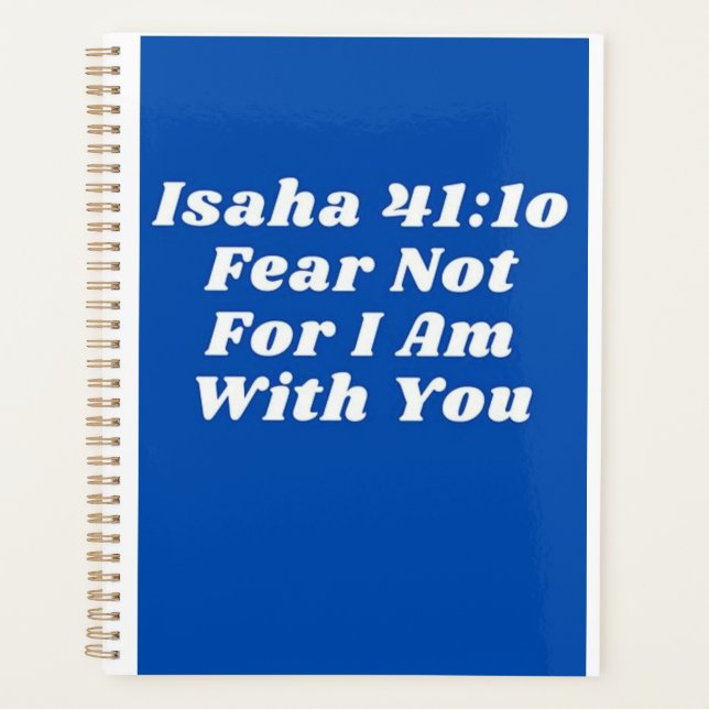 Planificateur annuel verset de la Bible chrétienne (Devant)