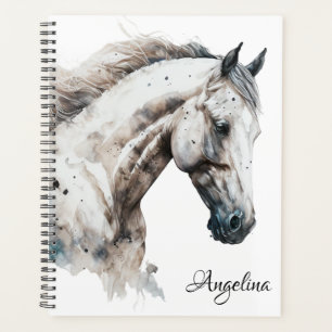 Planificateur – Aquarelle Cheval Blanc