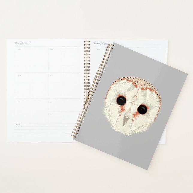 Planificateur Barn Owl (Devant avec enveloppe)