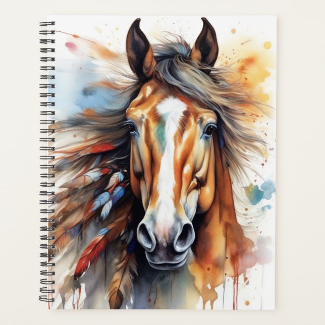 Planificateur Boho Horse (Devant)
