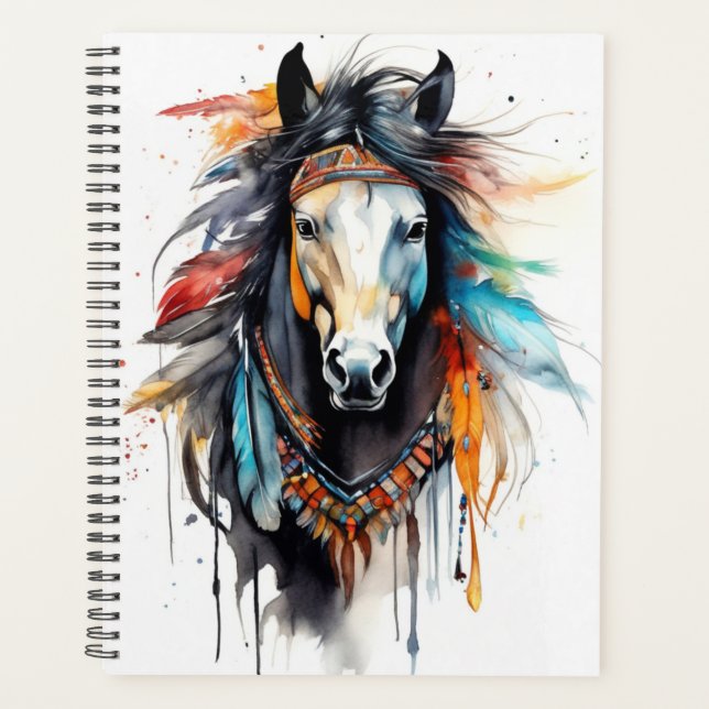 Planificateur Boho Horse (Devant)