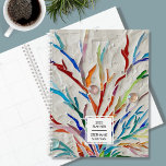 Planificateur Botanique Personnalisé 2023<br><div class="desc">Ce planificateur unique 2023 est décoré d'une mosaïque botanique rustique, facilement personnalisable. Utilisez l'option Personnaliser supplémentaire pour modifier la taille, le style ou la couleur du texte si vous le souhaitez. Parce que nous créons notre oeuvre, vous ne trouverez pas cette image exacte d'autres designers. Mosaïque originale © Michele Davies....</div>
