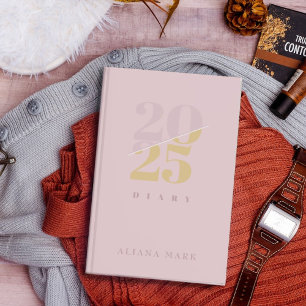 Planificateur calendrier personnalisé Pink Minimal