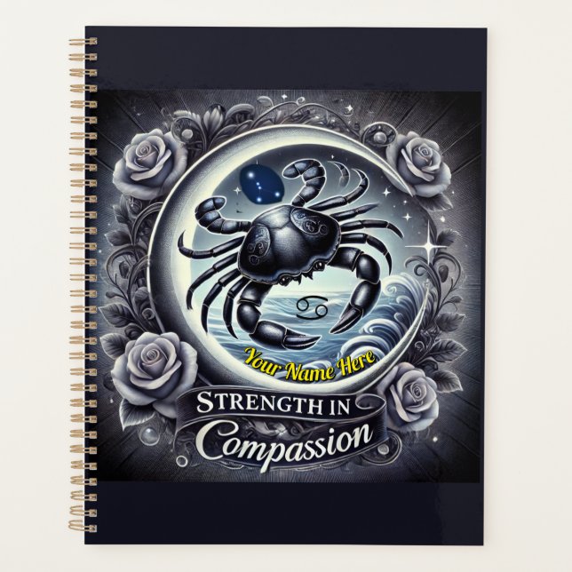 Planificateur Cancer "Force dans la compassion" (Devant)