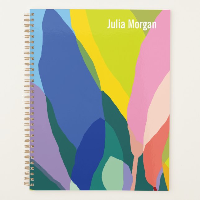 Planificateur coloré des Vibes tropicales (Devant)