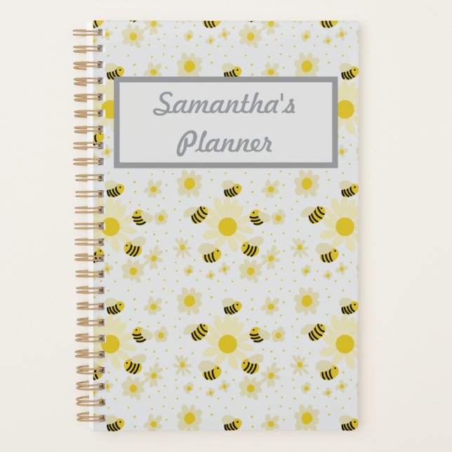Planificateur d'abeilles personnalisé (Devant)