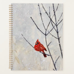planificateur d'art à l'aquarelle, cardinal et nei
